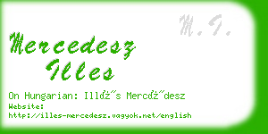 mercedesz illes business card